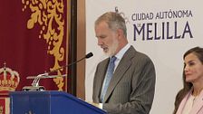 Felipe VI subraya que Melilla "es España" y que junto a Ceuta "merecen sentir más a menudo" la cercanía de los españoles