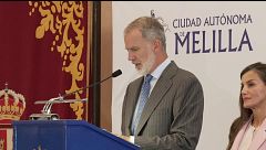 Felipe VI subraya que Melilla "es España" y que junto a Ceuta "merecen sentir más a menudo" la cercanía de los españoles