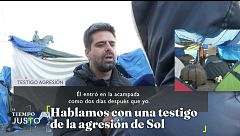 Testigo de la agresión sexual en la acampada de Sol: "Él llevaba una pulsera de orden de alejamiento"