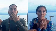 Damián e Ivana, nuevos líderes de 'Playa Sol' y 'Playa Luna' en la mítica 'Caída de Ícaro': sus especiales dedicatorias