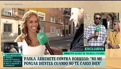Carmen Borrego y José María Almoguera reaccionan a unas duras declaraciones de Paola Olmedo