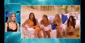 Imágenes inéditas: las solteras reaccionan desde Villa Playa a la hoguera más complicada de los chicos 