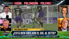 Las polémicas arbitrales del Betis – Barça analizadas a fondo por los expertos en El Chiringuito