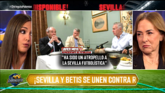 Rafa Almansa da la cara por Betis y Sevilla y en El Chiringuito estallan: "Hay que venir llorados de casa"