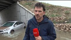 Moverse por la zona afectada por la DANA Adam, auténtica misión imposible por las inundaciones y los cortes de carretera