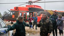 Dos muertos por la DANA Adam en Oliva, Valencia: inundaciones, rescates con helicóptero y confinamientos