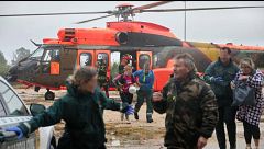 Dos muertos por la DANA Adam en Oliva, Valencia: inundaciones, rescates con helicóptero y confinamientos