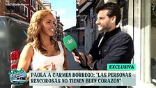 Exclusiva | Paola Olmedo lanza dardos directos a Carmen Borrego: "Las cositas me gustan a la cara"