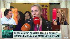 Paola Olmedo carga contra Carmen Borrego: "Tira la piedra y esconde la mano"