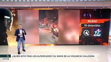 Quién está detrás de los altercados en Bilbao: el mapa de la violencia callejera