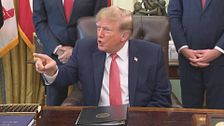Donald Trump se encara con otro periodista y pasa del insulto a la amenaza: “Qué te pasa, estás enfermo, más te vale tener cuidado”