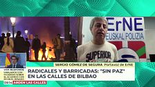 Portavoz de ErNE, sobre los movimientos violentos en Bilbao: "Destacaría y pondría el foco en la edad"