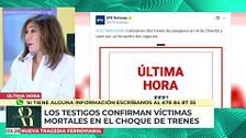 Ana Rosa, tras el accidente ferroviario en Urda: "Iryo se ha enterado por nosotros. Esto se está derrumbando"