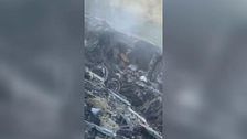 Las imágenes del accidente entre dos trenes en Urda, Toledo