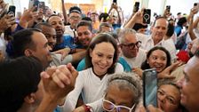María Corina Machado se da un paseo de madrugada por Caracas, en su vuelta a Venezuela para liderar el cambio