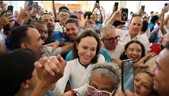 María Corina Machado se da un paseo de madrugada por Caracas, en su vuelta a Venezuela para liderar el cambio