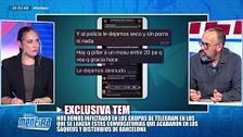 ‘Todo es mentira’ se infiltra en los grupos de Telegram que organizan los disturbios de Barcelona