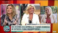 Carmen Borrego reacciona a las comparaciones con Terelu Campos tras su debut como presentadora