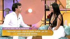 Se reencuentra con su hermana tras cuatro años sin verse por haber dejado los Testigos de Jehová