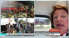 Rocío Ramos-Paúl, psicóloga, se queda tirada por una avería en el AVE: "Hemos salido de Madrid sabiendo que esto ocurría"
