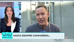 La emoción de Patricia Pardo al despedirse de su compañero Raúl Triguero: "Vuela alto"