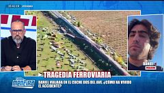 Daniel, pasajero del coche dos del AVE que ha colisionado en Urda: “Ha sido brutal las imágenes que hemos tenido que ver”