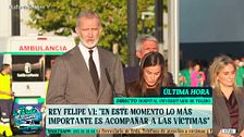 Los reyes salen del Hospital Universitario de Toledo tras visitar a las víctimas del accidente: “Deberán estudiarse medidas para que no vuelva a suceder”