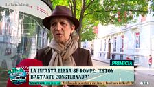 La infanta Elena, emocionada, manda un mensaje de apoyo a las víctimas: “Mi cariño para toda la gente que ha perdido a sus seres queridos”