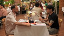 Carlos y Francesco se dan cuenta al final de su cita de que ya se conocían: “Tenía un poco de spoiler”