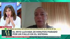 Nuria cogió ayer el mismo tren Iryo accidentado en Toledo: "Ya nos avisaron de que había problemas"