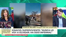 La indignación de Ignacio, pasajero del AVE siniestrado en Urda: "¿Dónde va nuestro dinero? Se destinan millones a un presentador hortera"