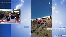 Primeras imágenes de los vagones calcinados: “No parece que haya sido un tren”