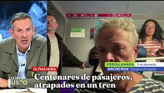 454 pasajeros, atrapados en un tren que iba de Murcia a Valladolid: ''Llevamos unas tres horas en un túnel''