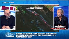 Mario Samper, presidente de la Asociación de Víctimas de Adamuz: "Pedimos hace un mes al ministro que paralizara la red ferroviaria"