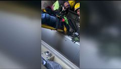 Las imágenes de los primeros rescates en el interior de los trenes del accidente ferroviario de Urda, Toledo