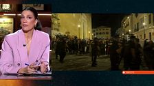Ana Alarcón y Serafín Giraldo defienden la labor policial en plena tensión en las calles: "No somos el enemigo de nadie"