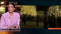 Ana Alarcón y Serafín Giraldo defienden la labor policial en plena tensión en las calles: "No somos el enemigo de nadie"