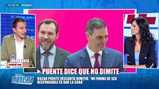 Juan Lobato, senador del PSOE, defiende la labor de Óscar Puente: "Lo ha dado todo por la gestión en este ministerio"