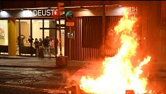 Oleada de disturbios en Bilbao, Barcelona, A Coruña o Pamplona, provocadas por distintas motivaciones