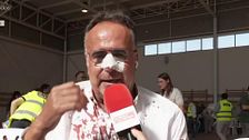 Iñaki, viajero del tren descarrilado en Urda (Toledo): “Vivo, me encuentro vivo”