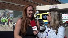 Patricia, viajera del Iryo atendida en el Hospital 12 de octubre: “Había mucho humo, era horrible”