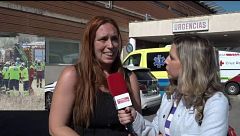 Patricia, viajera del Iryo atendida en el Hospital 12 de octubre: “Había mucho humo, era horrible”