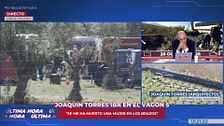 El desgarrador testimonio de Joaquín Torres, víctima de uno de los trenes accidentados: "Se me ha muerto una mujer en los brazos"