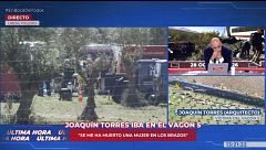 El desgarrador testimonio de Joaquín Torres, víctima de uno de los trenes accidentados: "Se me ha muerto una mujer en los brazos"