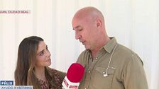 Félix, héroe y sanitario del 112, muy emocionado: “Me pedía que no la soltara de la mano”