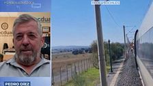 Pedro Díez, pasajero del tren que paró a 2 Km del accidente de Urda (Toledo): “Lo más duro es elegir a quién ayudas”