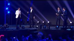 La actuación de Envido6 en directo en los GenZ Awards 2026 con su éxito viral 'Dama y Vagabundo', en vídeo