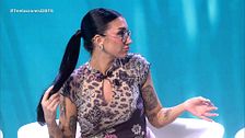Naomi, contundente con Nataly en plató: "Nadie se cree que te fueras por el trío amoroso"