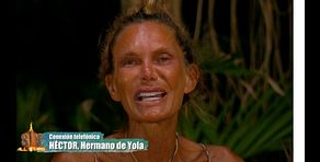 La emoción de Yola Berrocal al hablar con su hermano Héctor tras más de 40 días de aventura: "Os echo mucho de menos"