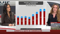 Cómo ha aumentado el gasto en inversión ferroviaria y los incidentes registrados en los últimos años en España